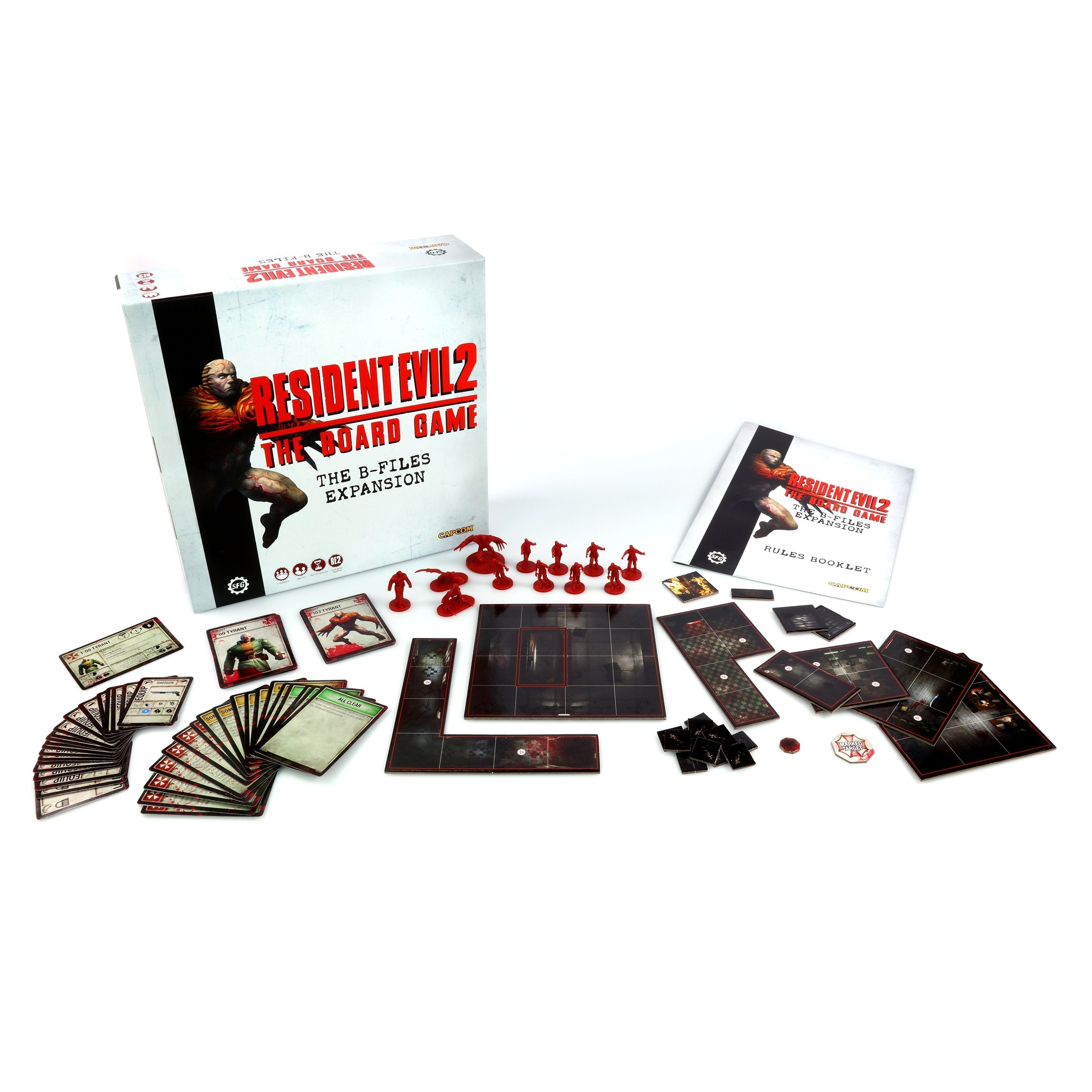 Resident Evil 2 B Files Expansion Board Game