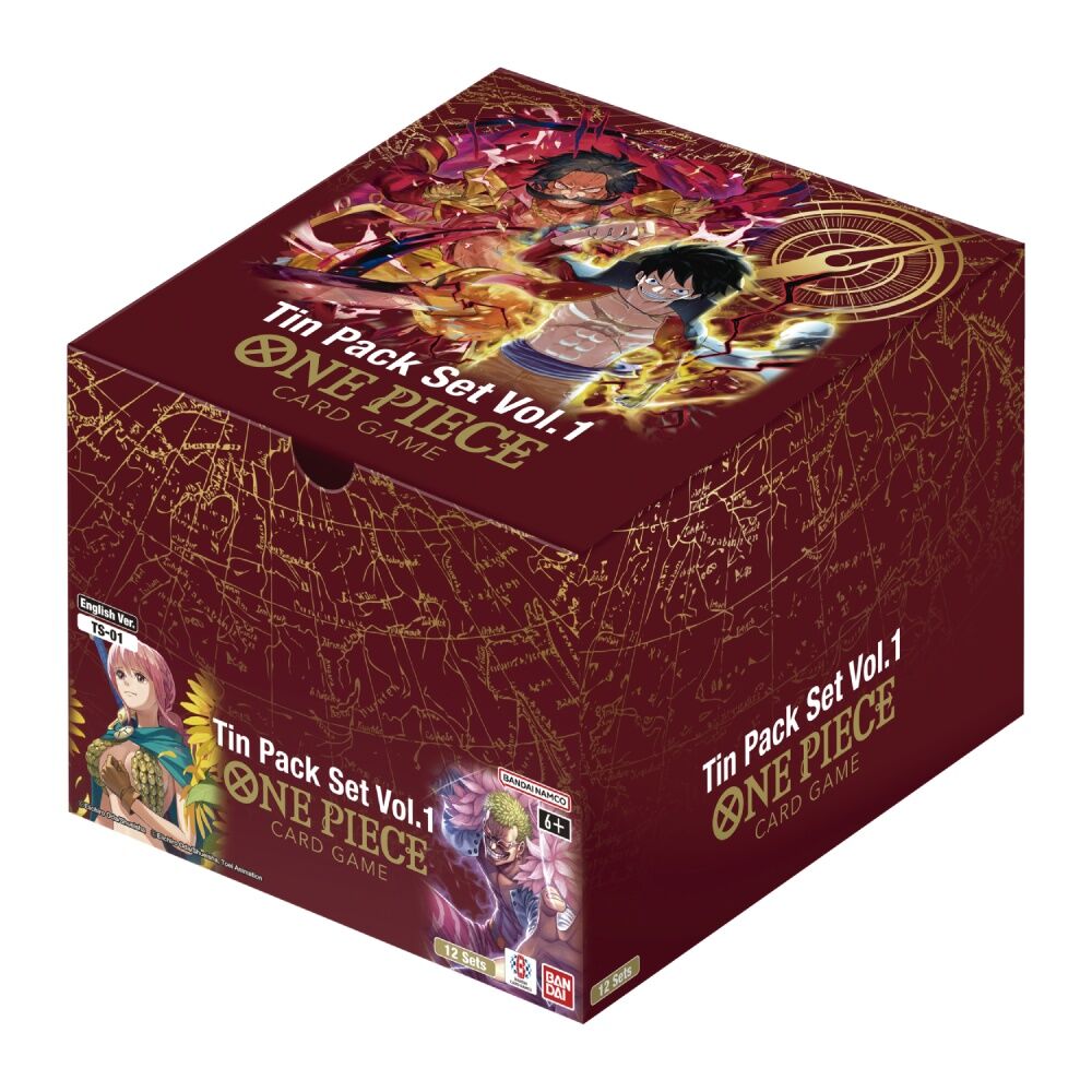 One Piece Card Game: Tin Pack Set Display - Vol. 1 [TS-01]