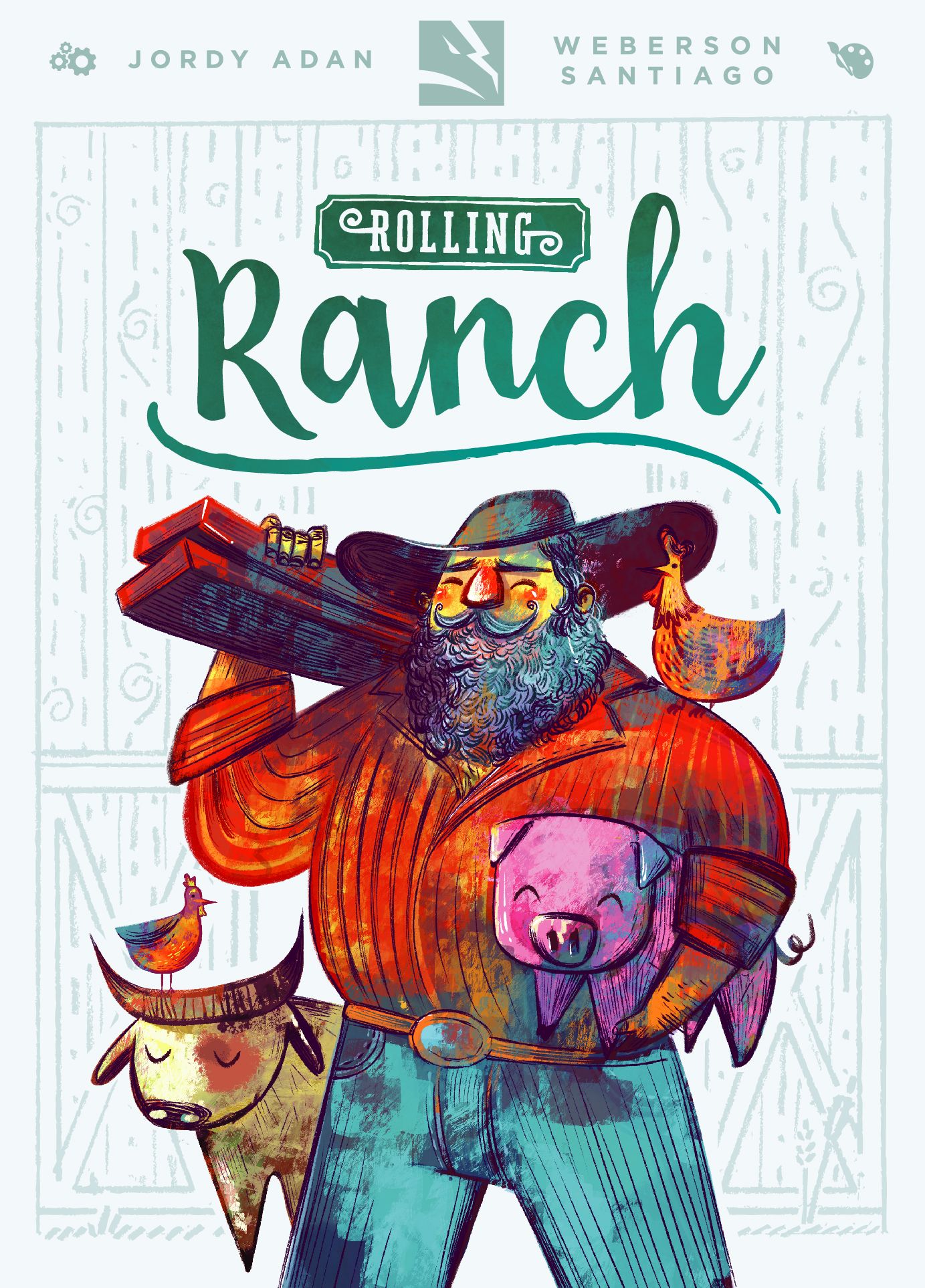 PREORDER Rolling Ranch Board Game