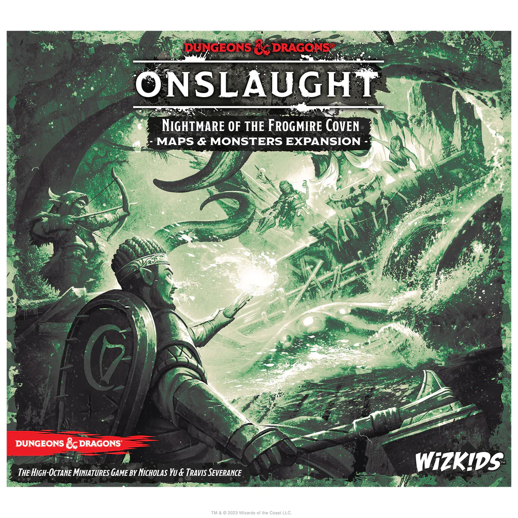 Dungeons and Dragons Onslaught Nightmare of the Frogmire Coven - Maps and Monsters Expansion